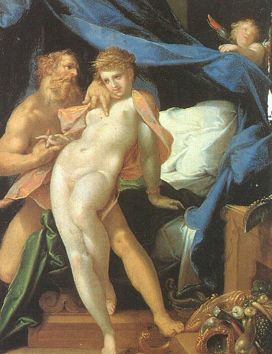Bartholomeus Spranger Vulcan and Maia France oil painting art